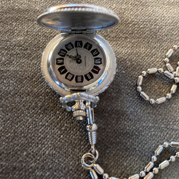 Bucherer Vintage Silver Tone Pendant Watch - Picture 3 of 7